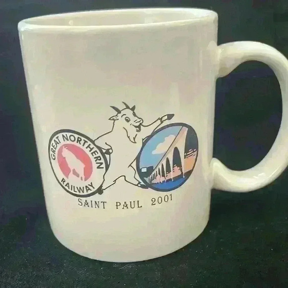 Great Northern Railway coffee mug St. Paul 2001. Vintage - Picture 2 of 5